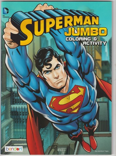 SUPERMAN DC COMICS Jumbo Coloring & Activity Book with Tear & Share ...