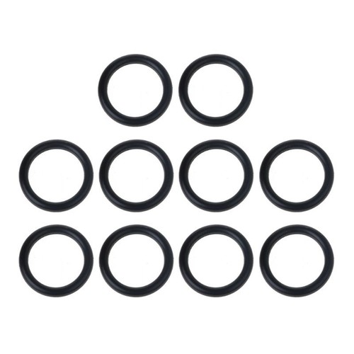 10 PCS Black 1/4 Rubber Ring Silicon PTFE Flat Gasket Sealing Ring O-Ring Seal - Afbeelding 2 van 7