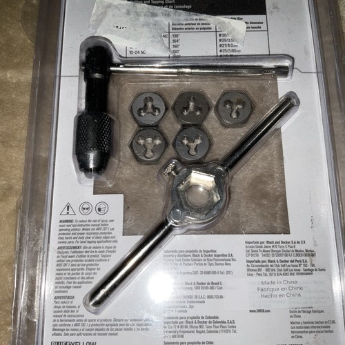 Irwin Hanson 12-Piece SAE All-Purpose Tap & Die Set #24605 - Picture 4 of 4