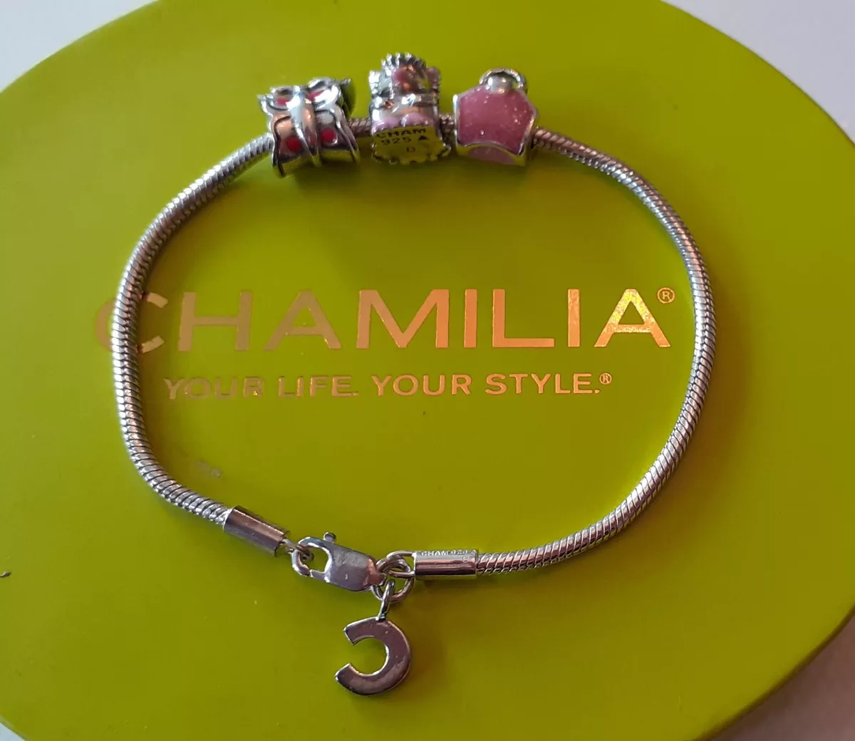 Chamilia bracelet deals safety chain