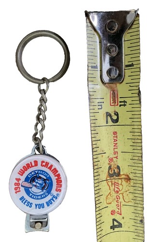 Detroit Tigers Mini Wood Bat Keychain - MLB Baseball Fan Gift 3 thumbnail image