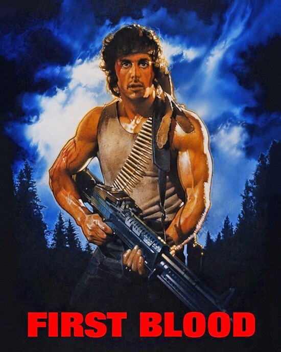 1982 Action Movie RAMBO First Blood Glossy 8x10 Photo SYLVESTOR