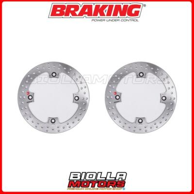 SATZ BREMSSCHEIBEN VORNE BRAKING HONDA XL V TRANSALP 650 2000 - 2007 [FEST] 2