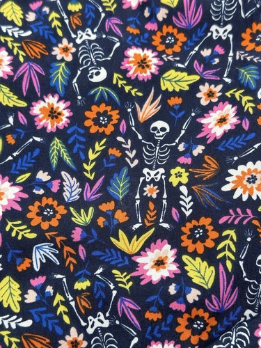 Simon Banks Shirt Mens Medium Halloween Floral Button Down - Picture 3 of 7