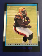 2001 Bowman # 193 RUDI JOHNSON ROOKIE RC Cincinnati Bengals AUBURN Nice !