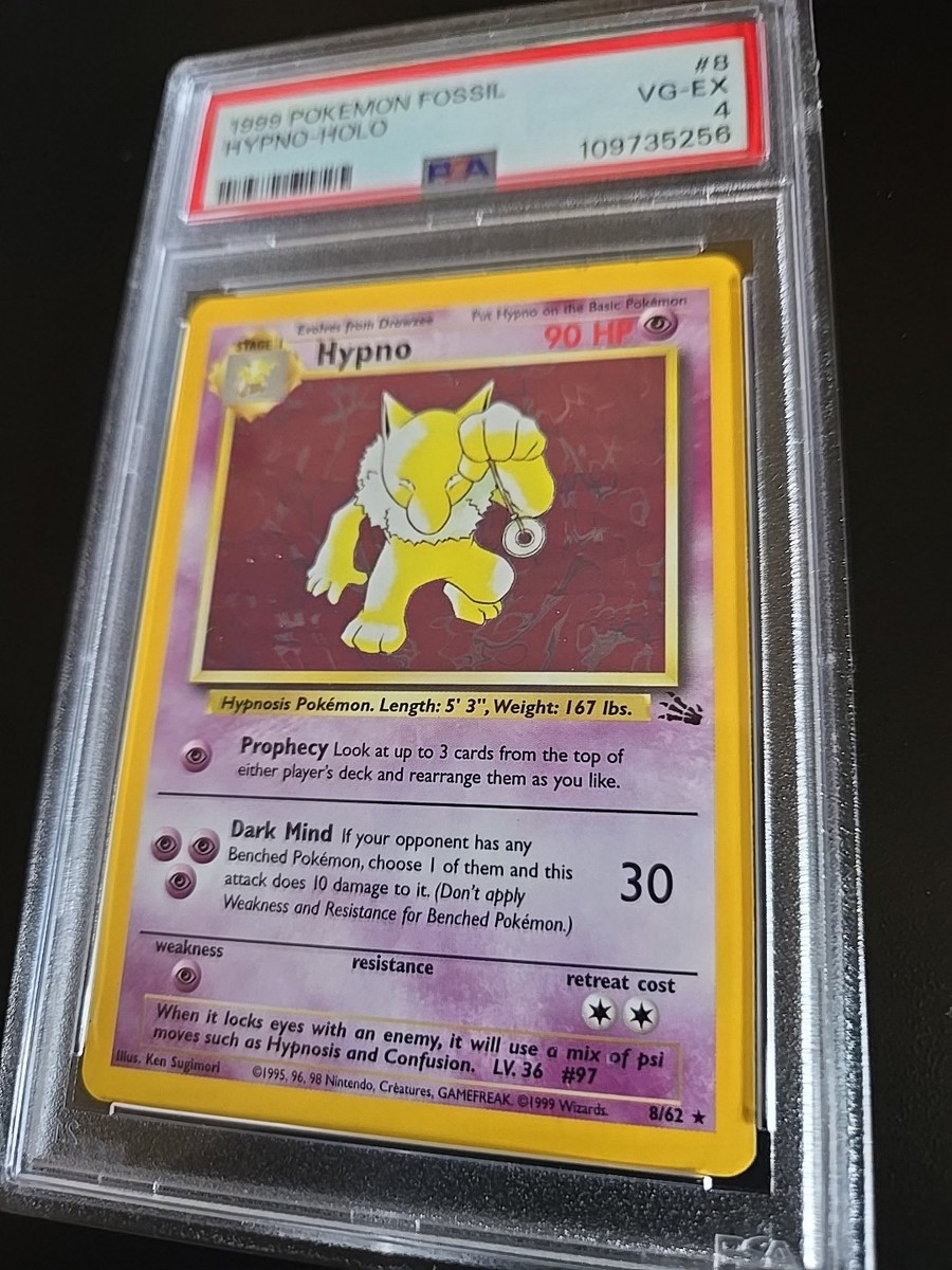 心海 Hypno 8/62 Fossil Holo for sale online | eBay