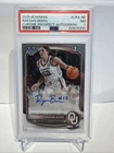 RAEGAN BEERS 2025-26 BOWMAN CHROME 1ST ROOKIE AUTO #CPA-RE OKLAHOMA PSA 7