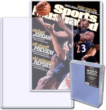 10 BCW Magazine Topload 7mm Holders For 9 x 11 1/2 Clear High Quality Rigid PVC