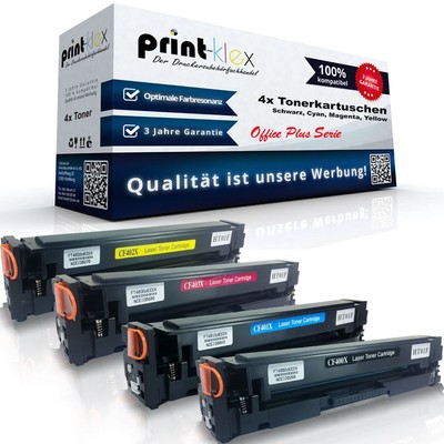 4x Alternative Tonerkartuschen für HP CF400-403X XXL Farb Kit -Office Plus Serie