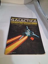 1978 BATTLESTAR GALACTICA ADVENTURE ACTIVITY BOOK COLORING AND PUZZLES