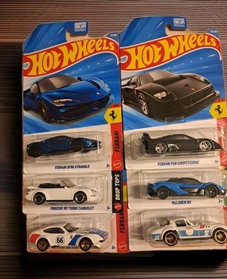  New Hot Wheels 2026 C-Case''FERRARI SF90/F40/365 GTB4 /MCLAREN W1''/+More-Mint 