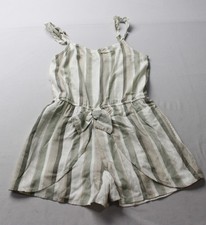 Abercrombie  Fitch Girls Striped 2-Pocket Romper AC2 Multicolor Size: 9/10