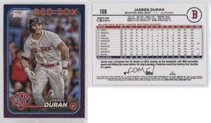 2024 Topps Series 1 Team Color Border Jarren Duran #108