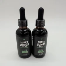 SuperBonsai Super Lungs Mullein Drops–Herbal Lung Support Tincture -Bundle of 2 