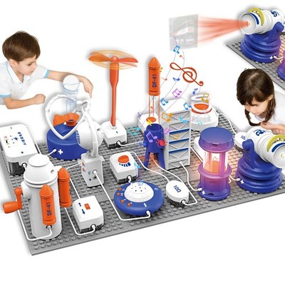 Science STEM Kits for Kids, Electronics Exploration Kit, 66 Pcs DIY Circuit P...