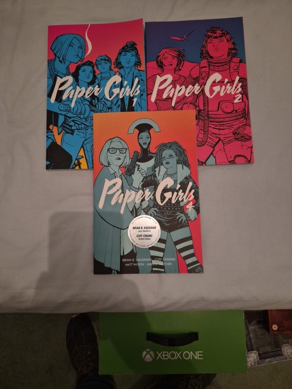 Image Comics Paper Girls Volume 1, 2 & 4 Graphic Novel Paperback