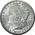 1880-CC Morgan Silver Dollar Choice BU+ Great Eye Appeal Fantastic Luster