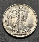 1943 50C Walking Liberty Half Dollar AU Nice Coin See Pictures