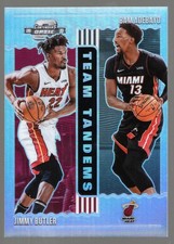 2020-21 Contenders Optic Jimmy Butler Bam Adebayo Team Tandems Silver Prizm #6