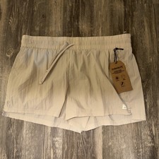 Avalanche Shorts High Waisted Large Tan Hiking Outdoor Athletic Activewear