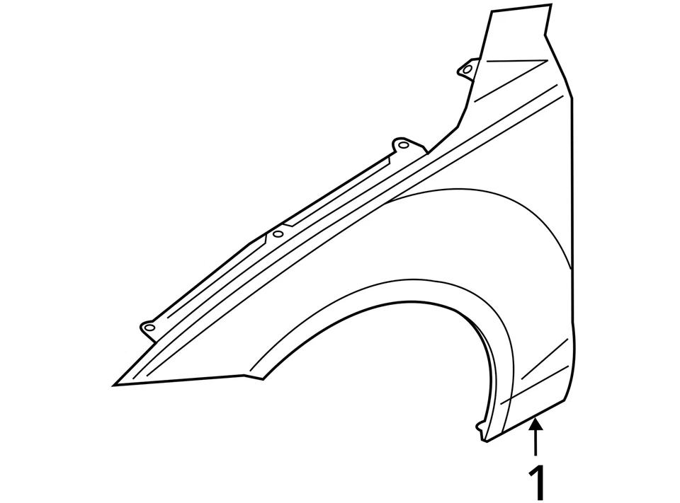 2014 2015 2016 2017 2018 AUDI RS7 FRONT LEFT FENDER PANEL ASCARI BLUE (9W) OEM — 第 4/4 张图片