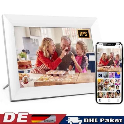 Digitaler Bilderrahmen - 10,1'' IPS Display Touch, WIFI, Frameo 32GB,1280*800
