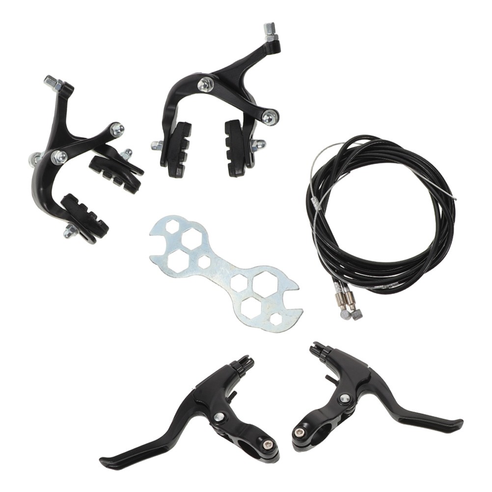 Set freni idraulici mountain bike freni a disco anteriori posteriori in lega di alluminio resistenti foto 3