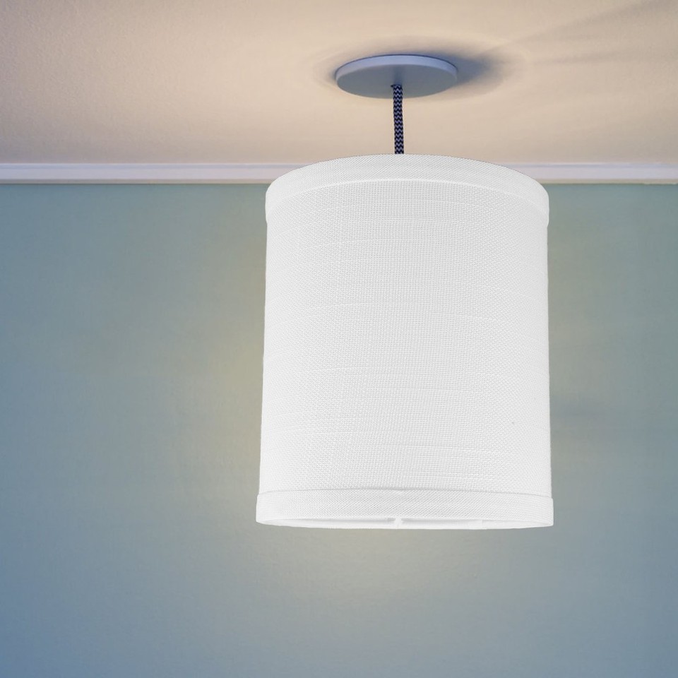 Lighting Fixture Lamp Shade Fabric Lampshade Office Bedroom Decor ...