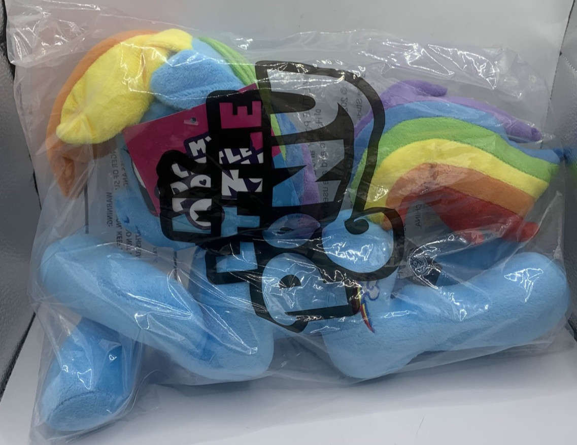 MLP Hasbro My Little Pony Rainbow Dash Plush Symbiote 2024 15" NEW Factory Error