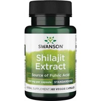 Swanson Shilajit Extract, 400Mg - 60 Vcaps (315,00 Eur/Kg)