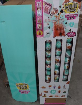 Case of 42 MGA's Miniverse Make It Mini Cafe Series 4 New in Shipper w/ Display