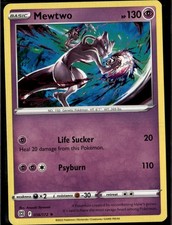 Mewtwo Rare SWSH09 Brilliant Stars 056/172 Psychic Pokemon Card