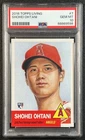 SHOHEI OHTANI PSA 10 2018 TOPPS LIVING #7 ROOKIE RC ANGELS 598