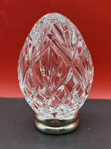 Vintage 1994 Waterford Crystal Annual Egg 5th Edition With Stand