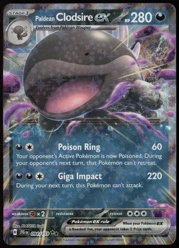 Paldean Clodsire ex #94/159 (Holo) (NM) SV09: Journey Together JTG Pokemon