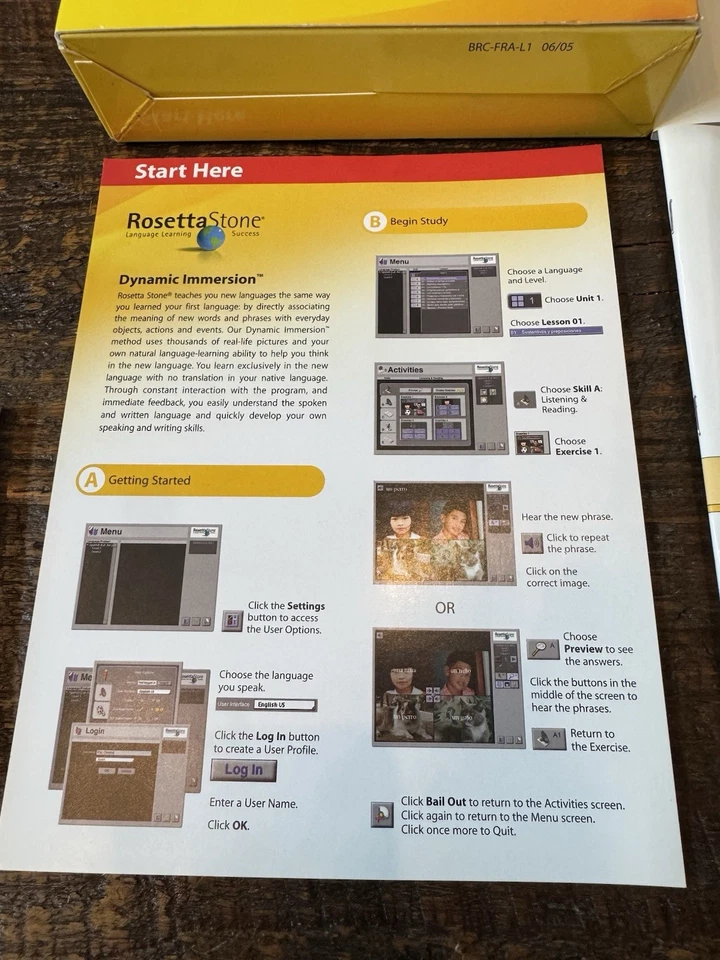 ROSETTA STONE - FRENCH Level 1 - Personal Edition CD-ROM For Windows & Mac - Image 4 of 4