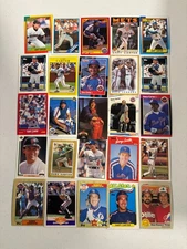 Gary Carter Mixed Brands 25 Card Lot - Expos, Mets, Dodgers, Giants