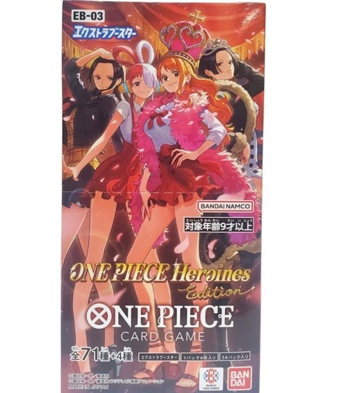 ONE PIECE EB-03 ONE PIECE HEROINES EDITION CARD GAME One Box of 24