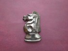 Have gun will travel bronze Paladin chess knight emblem for holster — photo 1