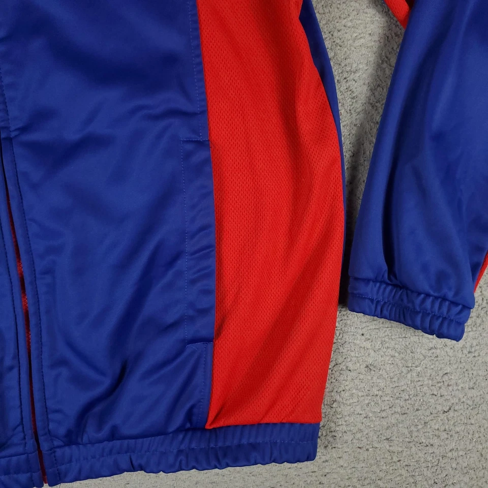 Chaqueta NASCAR Para Hombre Grande Azul Rojo Cremallera Completa Carreras Poli Pista Abrigo Coche Deportivo Foto 4 de 4