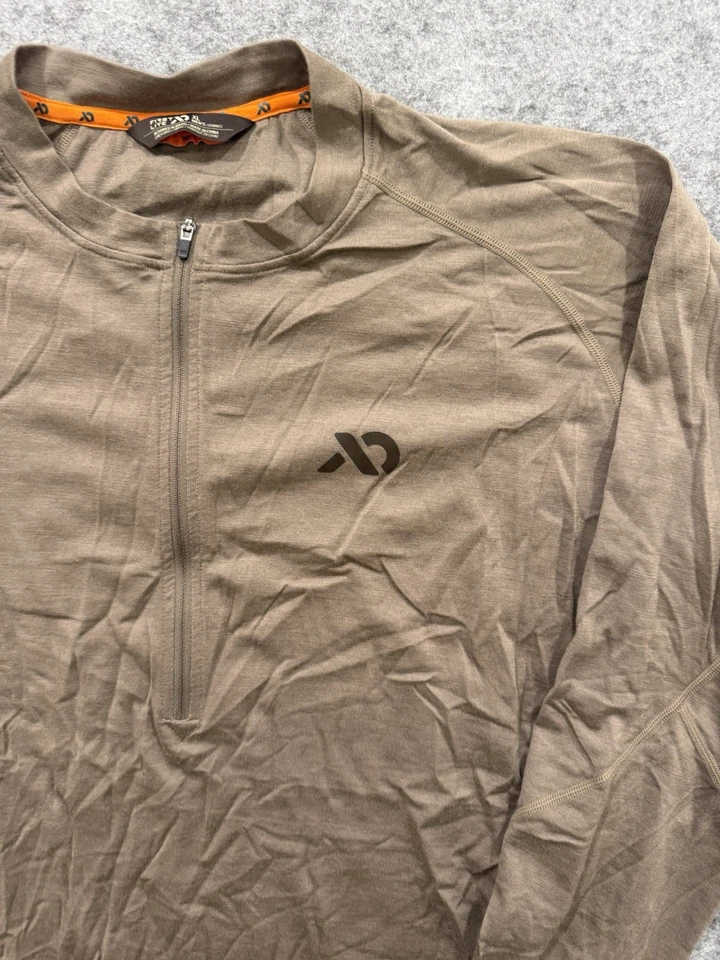 First Lite Wilkin 1/2 Zip Shirt Mens XL Lightweight Layer Long Sleeve - Image 2 of 4