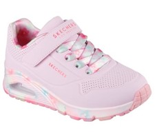 SKECHERS Uno Gen1 - Fresh Blooms Mädchen Sneaker,Klett,Light Pink,Gr.27-36