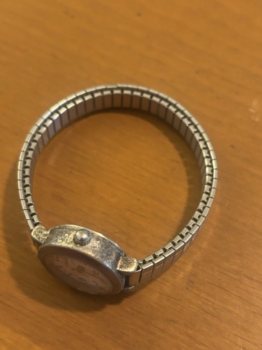 Carriage by Timex Damenuhr silberfarben Quarz gebraucht ungeprüft ex fs - Bild 4 von 6
