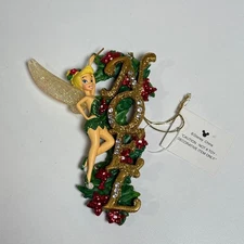 Disney Store Tinker Bell Christmas Ornament NOEL NWT