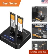 M.2 NVMe SSD Cloner Copier Duplicator .2 Gen2 16Gbps Speed