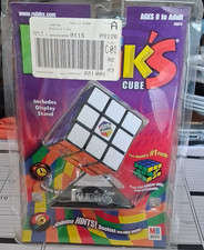 Rubik's 3x3x3 Cube Twist Puzzle w/ Display Stand Hints Booklet. from 2001