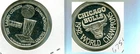 1992 CHICAGO BULLS WORLD CHAMPIONS 1 OUNCE .999 FINE SILVER ROUND 6754T
