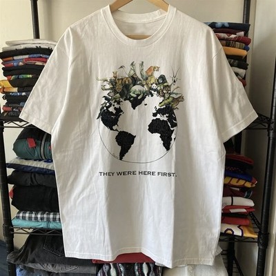 1992 They Were Here First - Washed T-Shirt White M