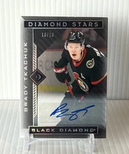 2021-22 Black Diamond Diamond Stars Brady Tkachuk #BDS-BT Senators Auto 10/10