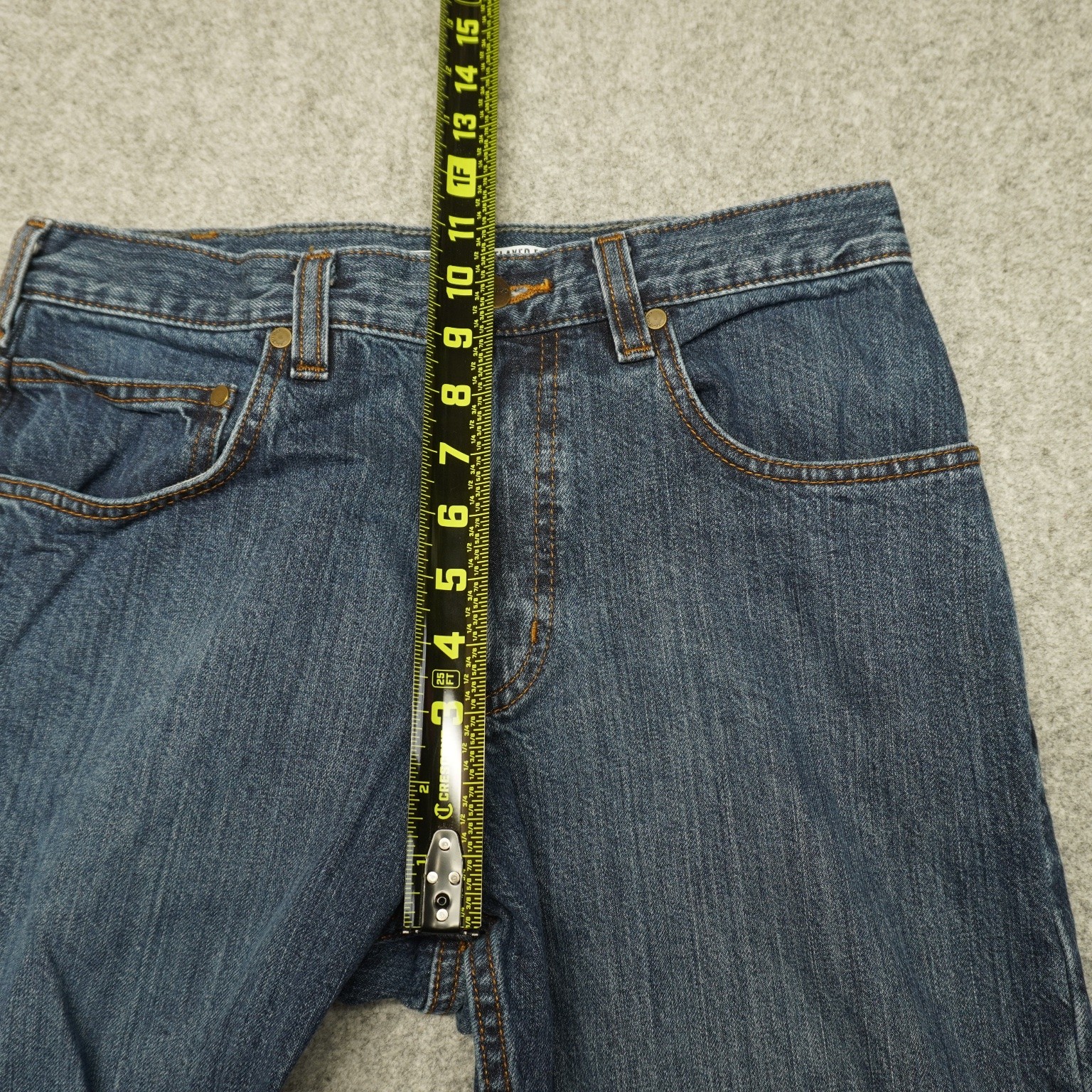 Carhartt Jeans Men's Dark Wash 30x34 Relaxed Fit Denim Workwear thumbnail 8